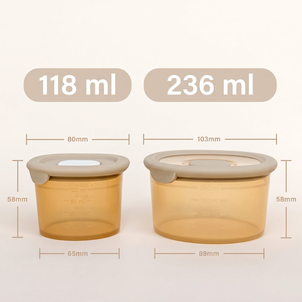 Contenitori per la pappa - Misure 118 ml e 236 ml