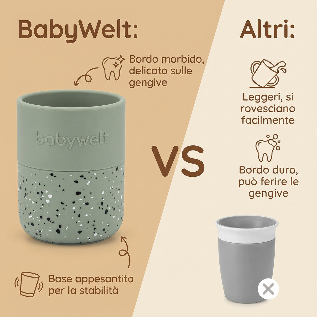 Primo bicchiere 60 ml - Confronto con altri bicchieri