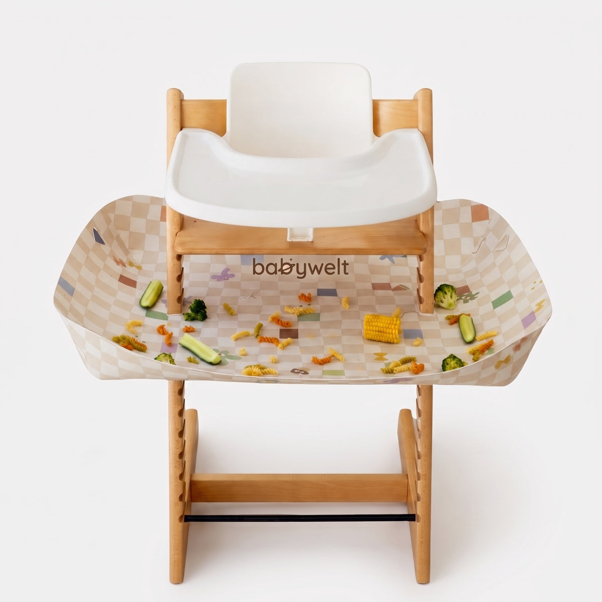 Raccogli-pappa per seggiolone - Stokke Tripp Trapp, Quadretti