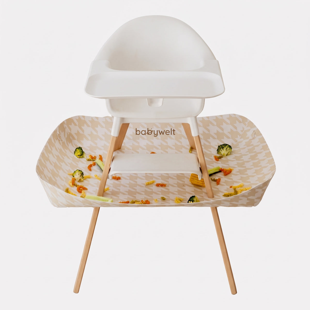 Raccogli-pappa per seggiolone - Stokke Clikk, Pied-de-poule mandorla