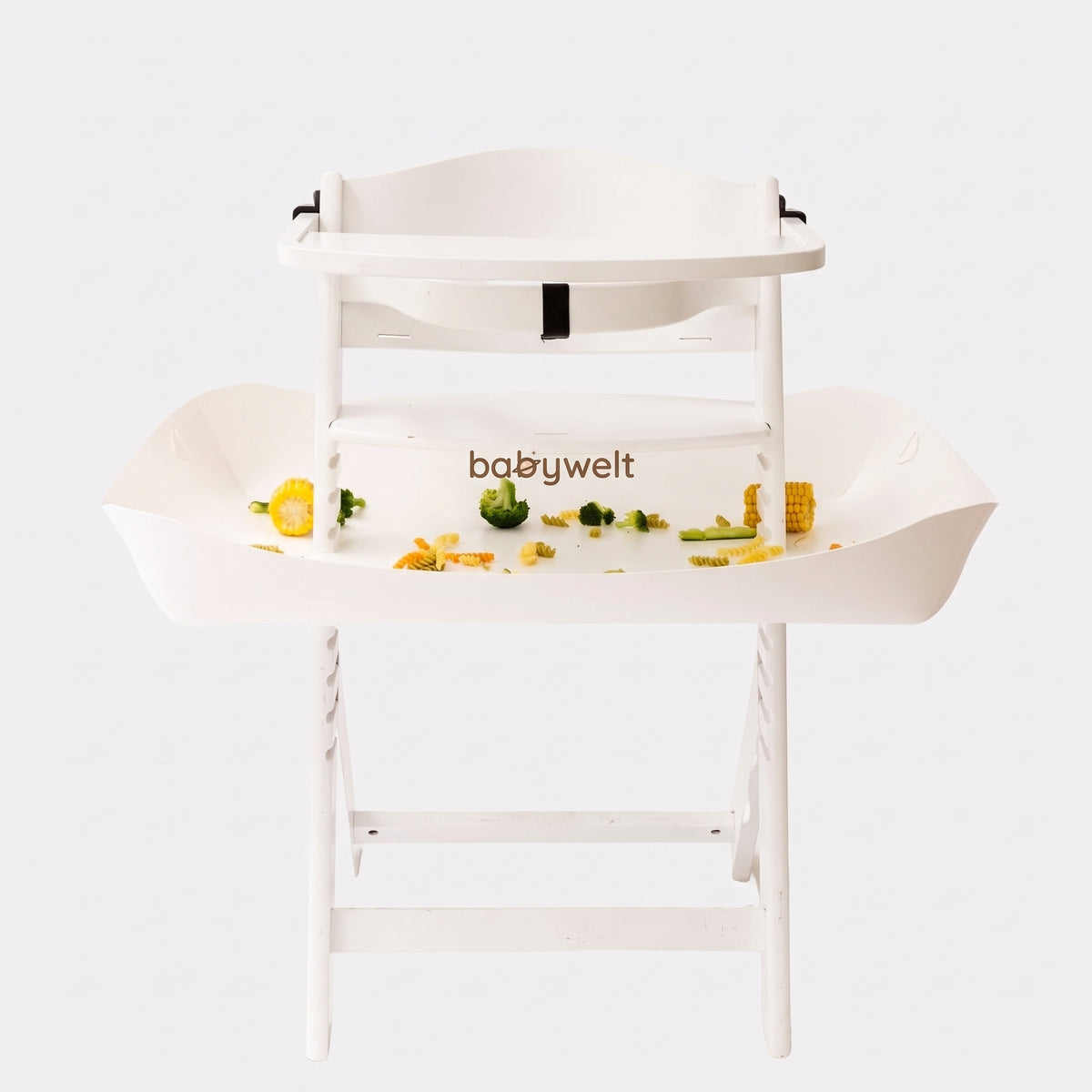 Raccogli-pappa per seggiolone - Kinderkraft Enock, Bianco