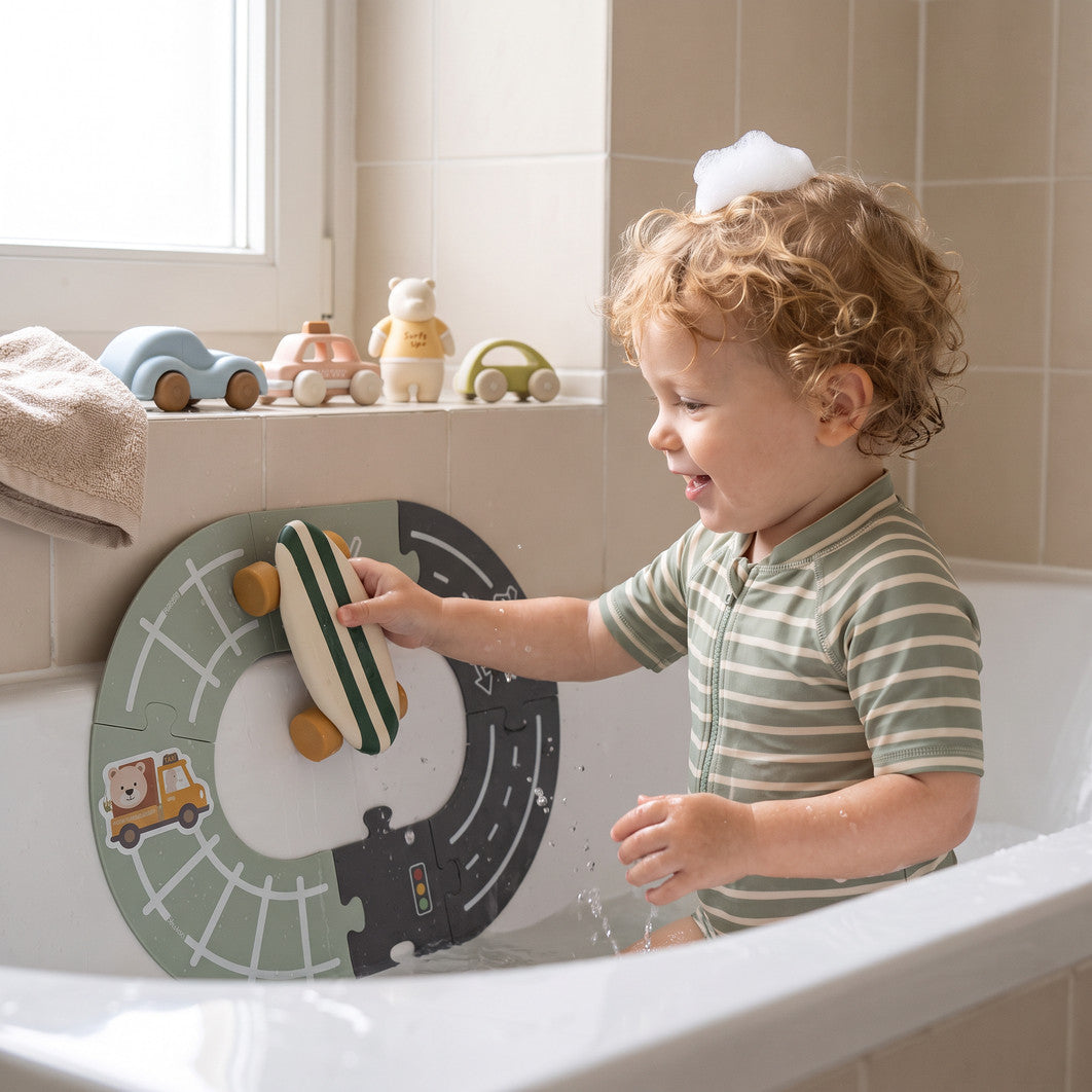 Set gioco Go & Explore - Bimbo nel bagnetto con la pista