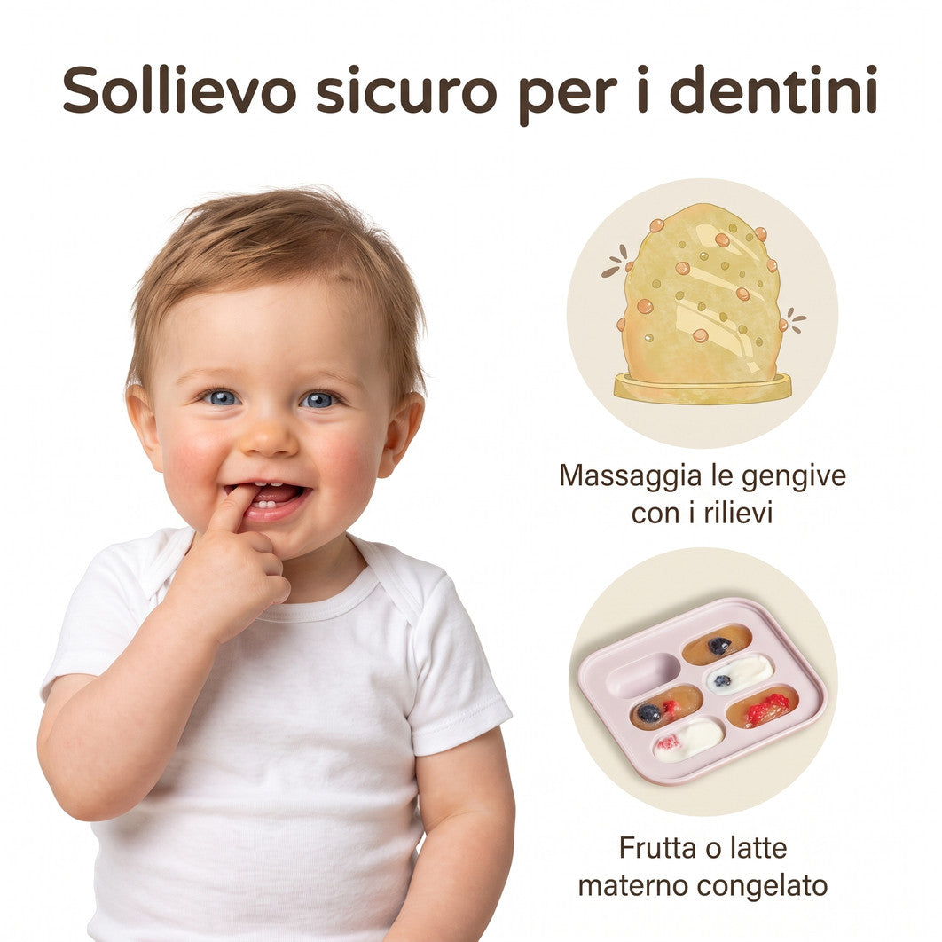 Ciuccio portafrutta (2 pezzi) - Bimbo, sollievo dentini