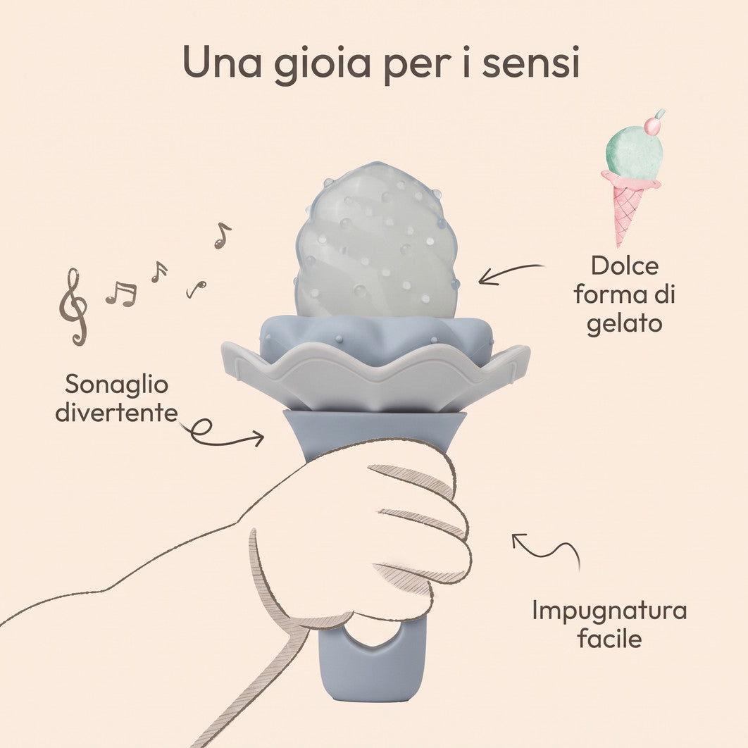 Ciuccio portafrutta (2 pezzi) - Gioia per i sensi, illustrazione