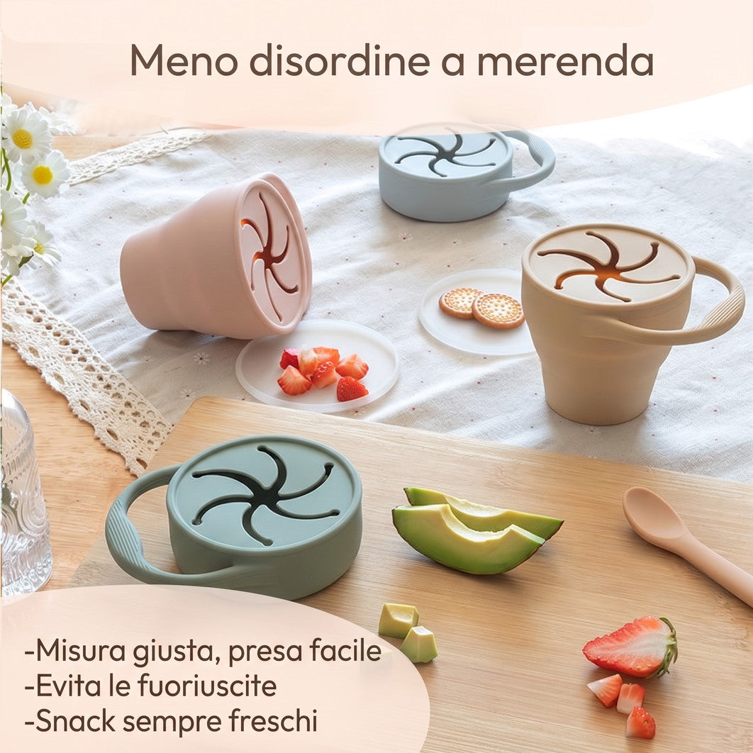 Tazza porta snack - Meno disordine a merenda