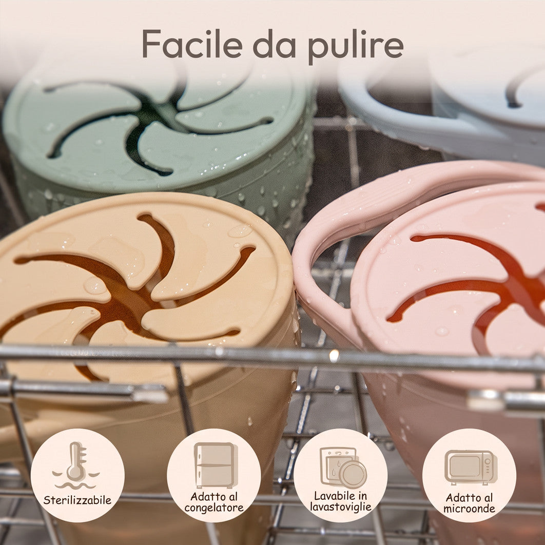 Tazza porta snack - Facile da pulire