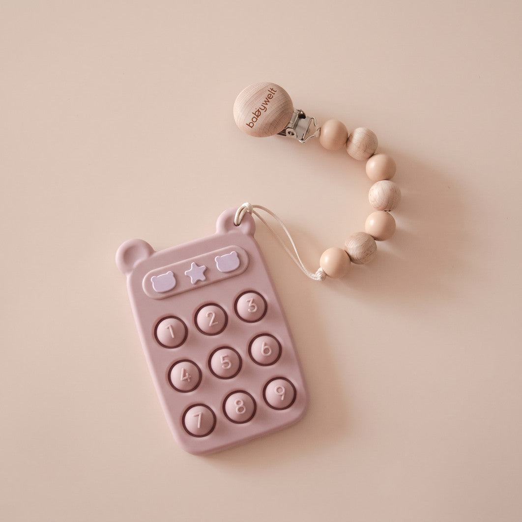 Telefono giocattolo - Classico Malva tenue