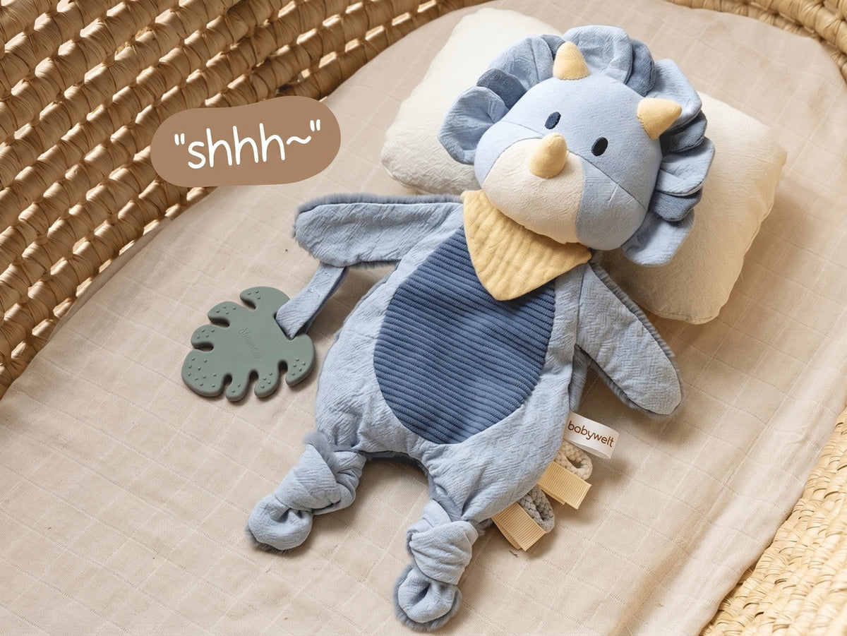 Doudou Dino nella cesta