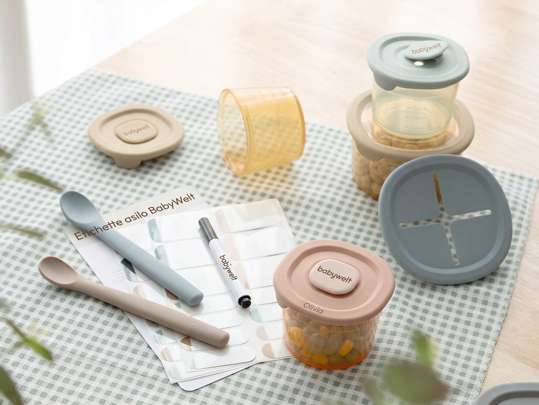 Contenitori per la pappa in silicone