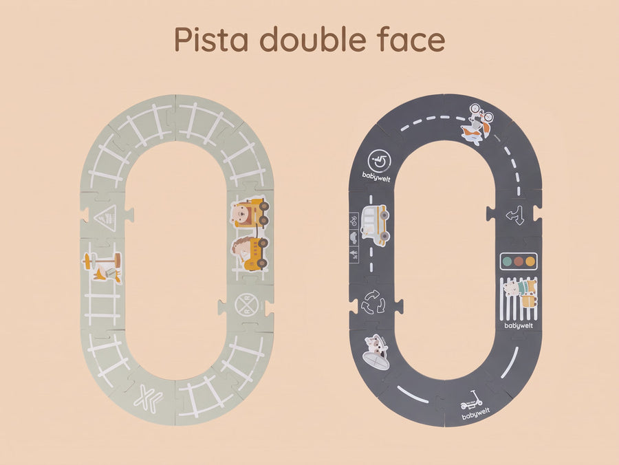 Facile da costruire, Pista double face