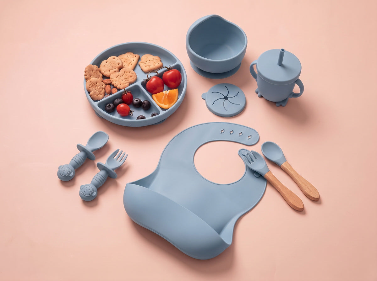 Set pappa per lo svezzamento (Etere/Azzurro cielo)
