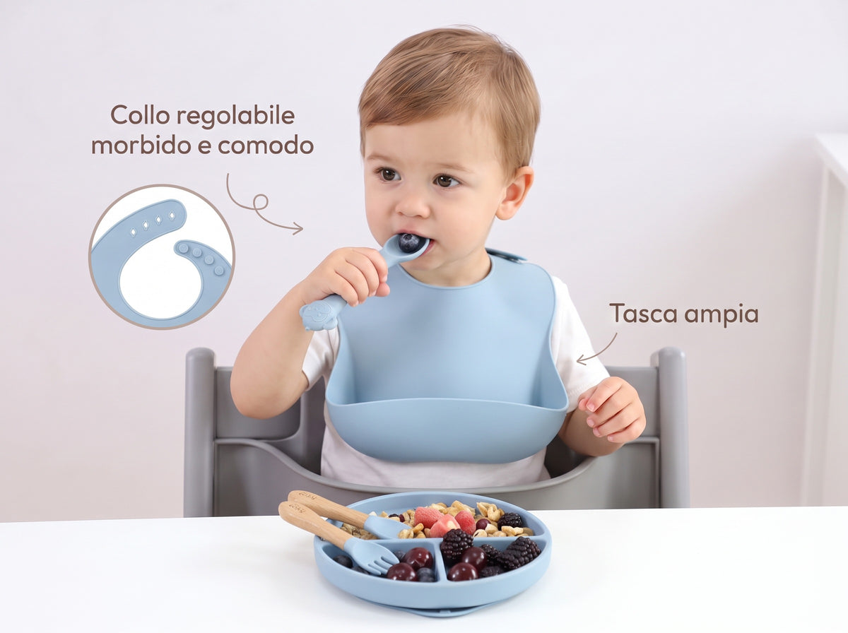 Bavaglino con tasca