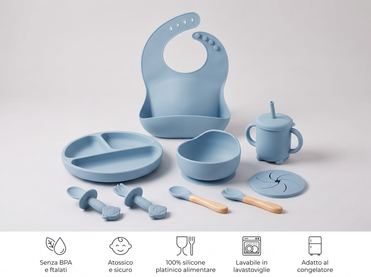 Set e icone della sicurezza - Etere/Azzurro cielo