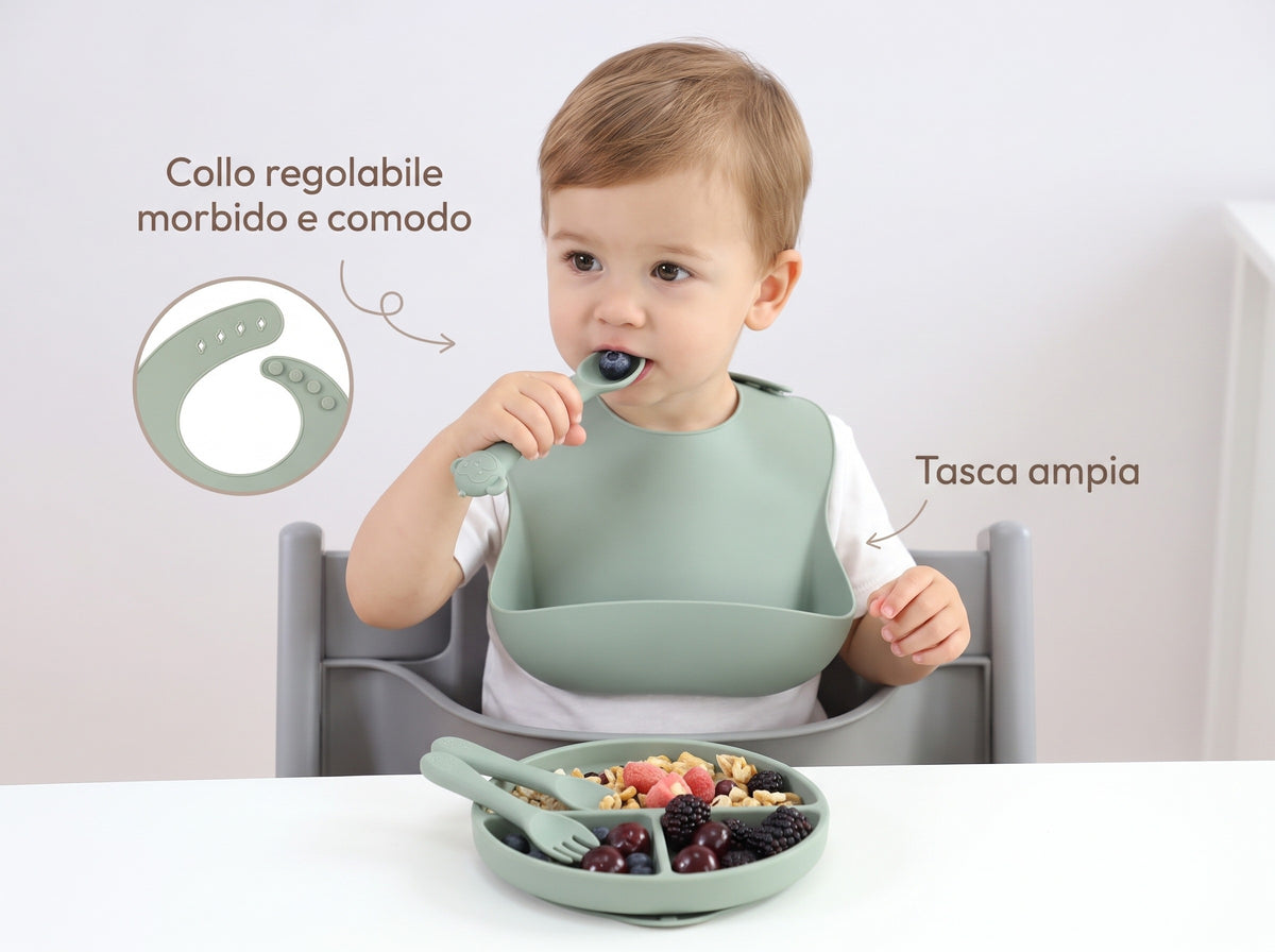 Bavaglino con tasca
