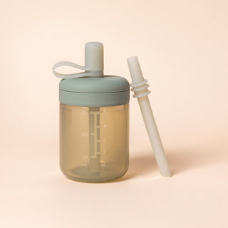 Tazza con cannuccia in silicone - 150 ml